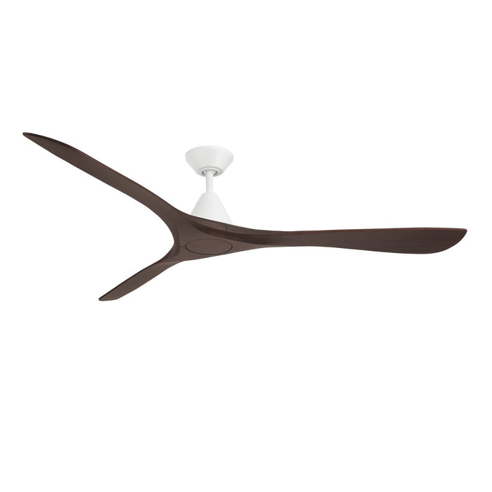 Modern Forms Fans - FR-D2504-72-MW/DW - 72 Inch Ceiling Fan - Carve - Matte White/Dark Walnut
