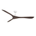 Modern Forms Fans - FR-D2504-72-MW/DW - 72 Inch Ceiling Fan - Carve - Matte White/Dark Walnut
