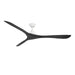 Modern Forms Fans - FR-D2504-72-MW/MB - 72 Inch Ceiling Fan - Carve - Matte White/Matte Black
