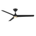 Modern Forms Fans - FR-W2503-54L-SB/MB - 52 Inch Ceiling Fan - Pisces - Soft Brass/Matte Black