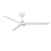 Modern Forms Fans - FR-W2503-54L-SB/MW - 52 Inch Ceiling Fan - Pisces - Soft Brass/Matte White
