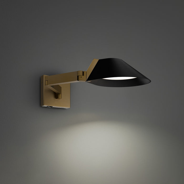 Modern Forms - BL-40522-BK/AB - LED Task Light - Pavilion - Black & Aged Brass