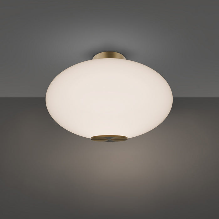 Modern Forms - FM-72322-27-AB - LED Flush Mount - Illusion - Aged Brass