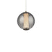 Modern Forms - PD-32507-35-SM/BN - LED Mini Pendant - Swirly - Smoke Glass/Brushed Nickel