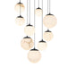Modern Forms - PD-34409R-BK - LED Pendant - Pisces - Black