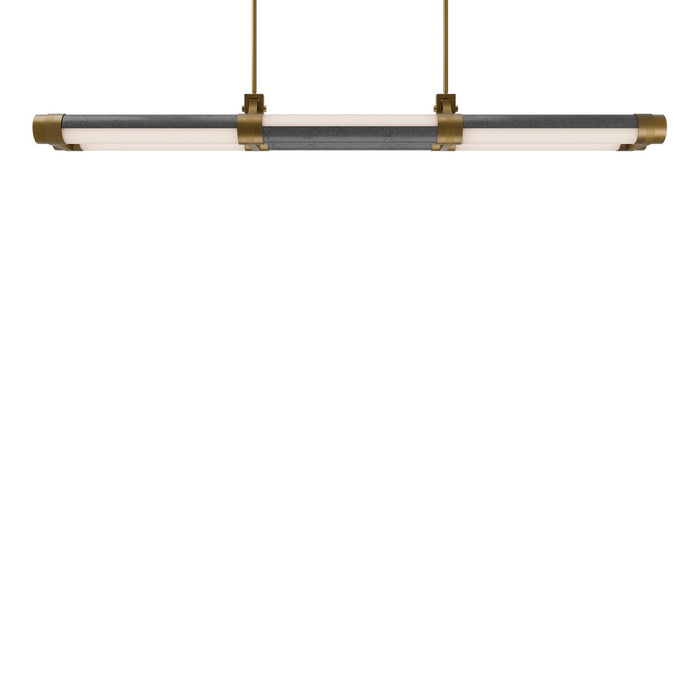 Modern Forms - PD-6548-27-BV/AB - LED Linear Pendant - Catania - Bassalt Stone/Aged Brass