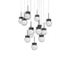 Modern Forms - PD-82013S-BK - LED Pendant - Double Bubble - Black