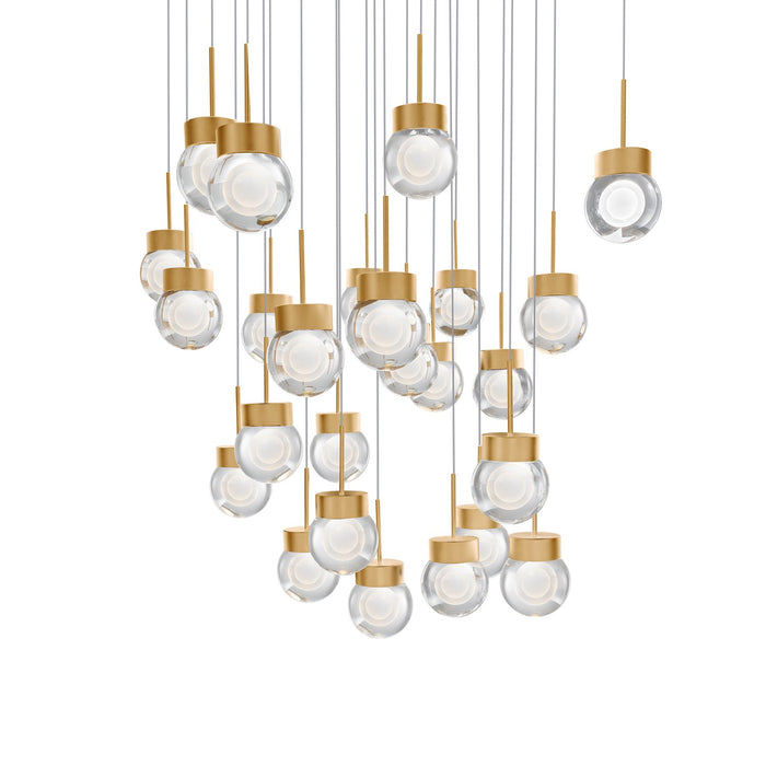 Modern Forms - PD-82025S-AB - LED Pendant - Double Bubble - Aged Brass