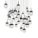 Modern Forms - PD-82041S-BK - LED Pendant - Double Bubble - Black