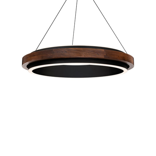 Delaney LED Pendant Black/Dark Walnut