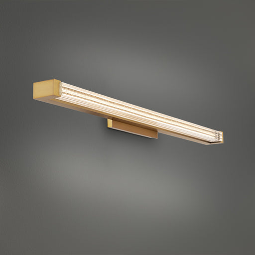 Skein LED Bath Vanity Aged Brass