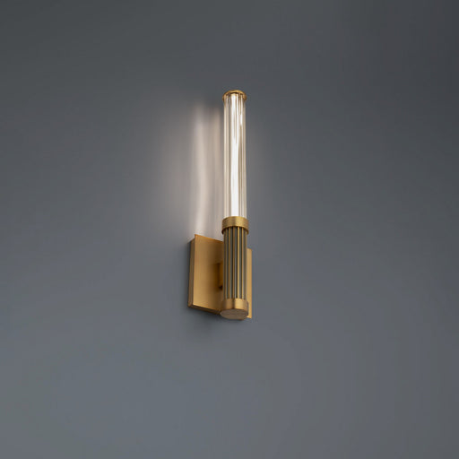 Ribeye LED Wall Sconce Aged Brass