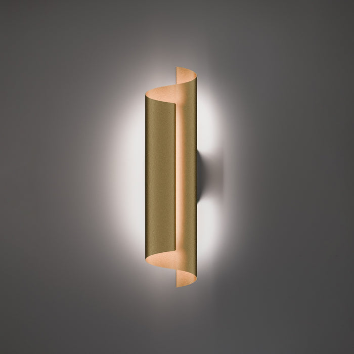 Modern Forms - WS-94524-27-AB - LED Wall Sconce - Pirouette - Aged Brass