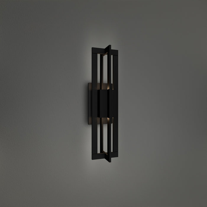 Modern Forms - WS-W78520-35-BK - LED Outdoor Wall Sconce - Gander - Black