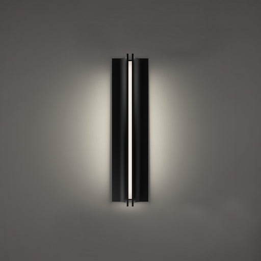 Strait LED Outdoor Wall Sconce Black