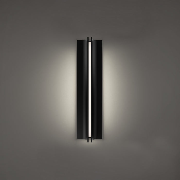 Modern Forms - WS-W82522-30-BK - LED Outdoor Wall Sconce - Strait - Black