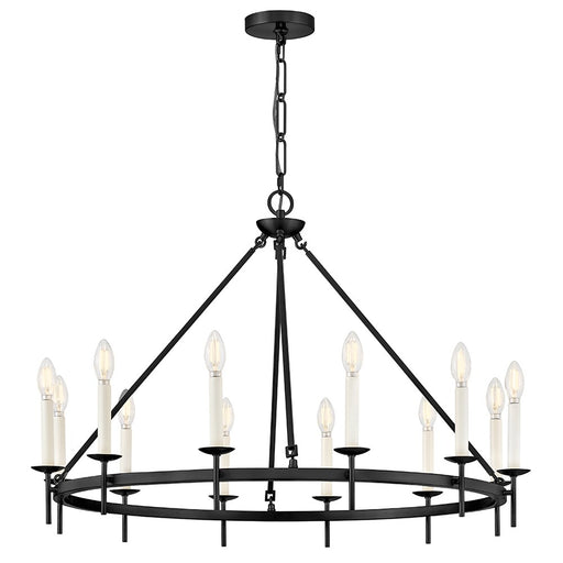 Copley LED Chandelier Black