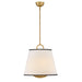 Hinkley - 47517LCB-OW - LED Pendant - Sonia - Lacquered Brass