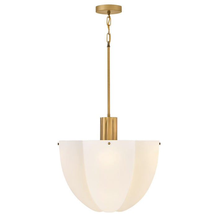 Hinkley - 47587HB - LED Pendant - Becca - Heritage Brass