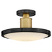 Hinkley - 47593BK-LCB - LED Semi-Flush Mount - Kieran - Black