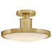 Hinkley - 47593LCB - LED Semi-Flush Mount - Kieran - Lacquered Brass
