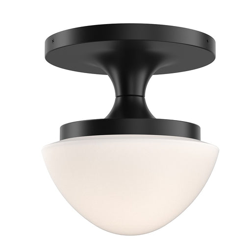 Knox LED Semi-Flush Mount Black
