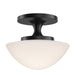 Hinkley - 47813BK - LED Semi-Flush Mount - Knox - Black
