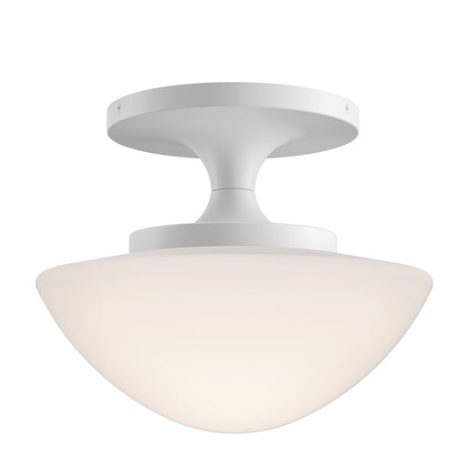 Knox LED Semi-Flush Mount Chalk White