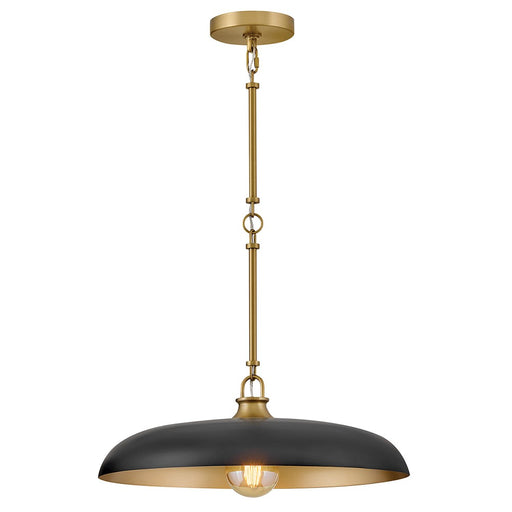 Hinkley - 48167LCB-BK - LED Pendant - Sadie - Lacquered Brass