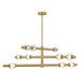 Hinkley - 48336LCB - LED Chandelier - Saxon - Lacquered Brass