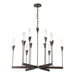 Hubbardton Forge - 101706-SKT-07-WC0821 - 12 Light Chandelier - Lilium - Dark Smoke