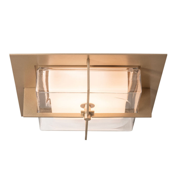 Hubbardton Forge - 126400-LED-84-ZM0827 - LED Flush Mount - Axis - Soft Gold