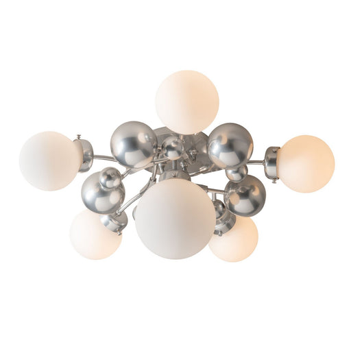 Sprig Six Light Semi-Flush Mount Sterling