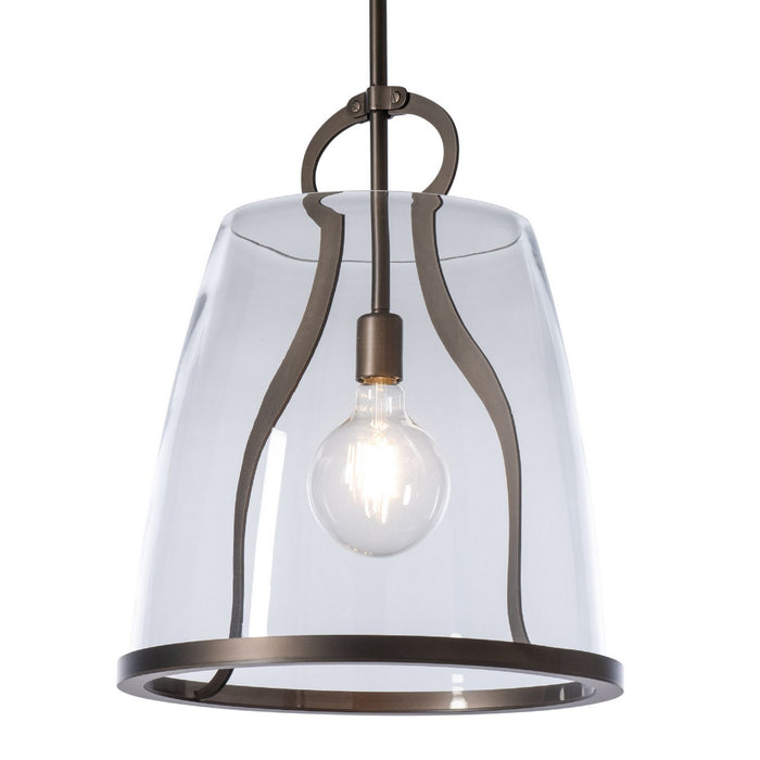 Hubbardton Forge - 131066-SKT-MULT-07-ZM0819 - One Light Pendant - Caliper - Dark Smoke