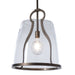 Hubbardton Forge - 131066-SKT-MULT-07-ZM0819 - One Light Pendant - Caliper - Dark Smoke