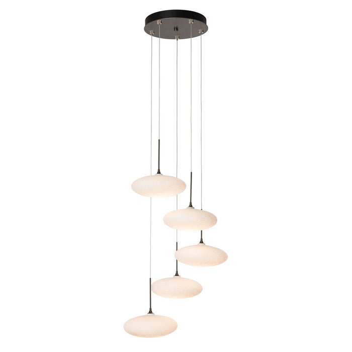 Hubbardton Forge - 131146-SKT-STND-07-GS0818 - LED Pendant - Clouds - Dark Smoke