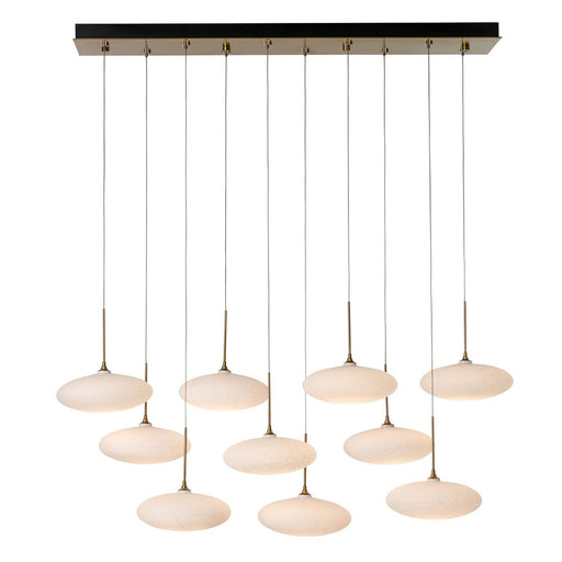 Hubbardton Forge - 131148-SKT-STND-86-GS0818 - LED Pendant - Clouds - Modern Brass