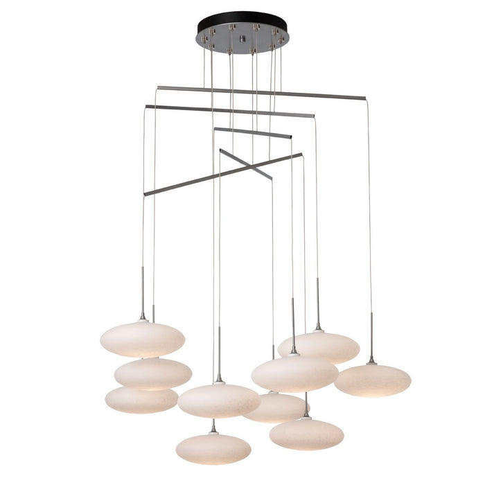 Hubbardton Forge - 131157-SKT-STND-82-GS0818 - LED Pendant - Clouds - Vintage Platinum