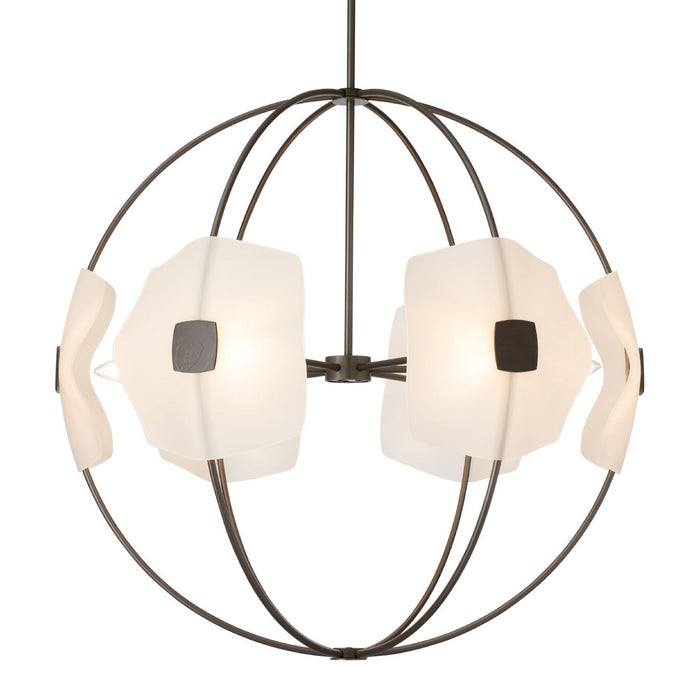 Hubbardton Forge - 131500-SKT-MULT-07-FD0835 - Six Light Pendant - Astra - Dark Smoke