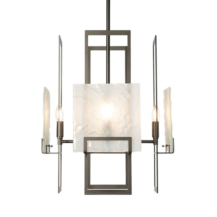 Hubbardton Forge - 131550-SKT-MULT-14-FD0836 - Four Light Pendant - Geo - Oil Rubbed Bronze