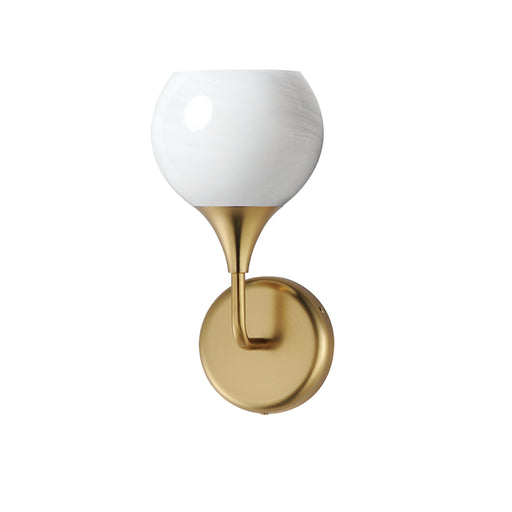 Neve One Light Wall Sconce Natural Aged Brass