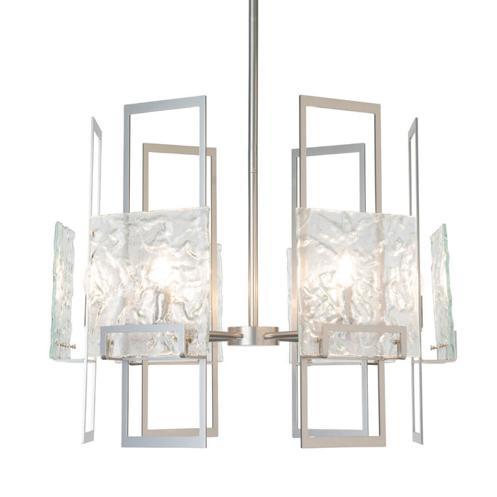 Hubbardton Forge - 131552-SKT-MULT-85-ZM0836 - Six Light Pendant - Geo - Sterling