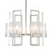 Hubbardton Forge - 131552-SKT-MULT-85-ZM0836 - Six Light Pendant - Geo - Sterling