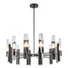 Hubbardton Forge - 132047-SKT-MULT-07-ZM0828 - 12 Light Pendant - Summit - Dark Smoke