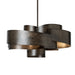 Hubbardton Forge - 132117-SKT-MULT-07 - Six Light Pendant - Zen - Dark Smoke