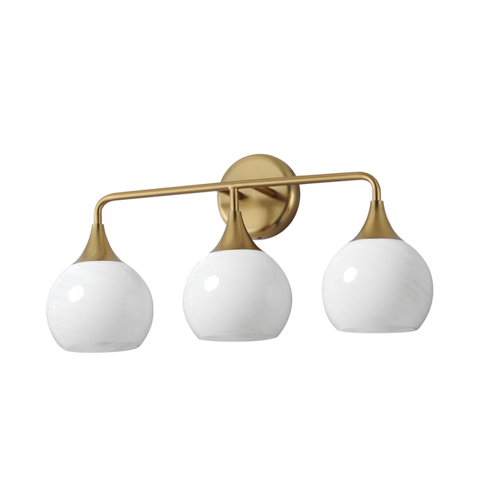 Maxim - 21223MRNAB - Three Light Bath Vanity - Neve - Natural Aged Brass