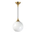 Maxim - 21226MRNAB - One Light Pendant - Neve - Natural Aged Brass