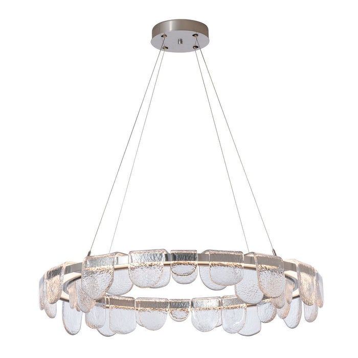Hubbardton Forge - 139982-LED-STND-85-ZM0846 - LED Pendant - Riverbed - Sterling