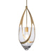 Hubbardton Forge - 187468-SKT-MULT-86-ZM0838 - One Light Pendant - Vaso - Modern Brass