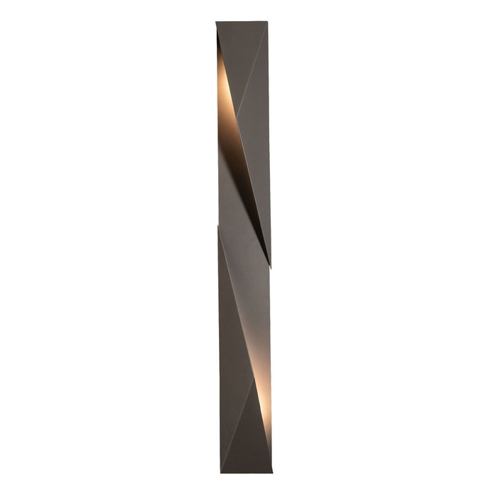 Hubbardton Forge - 302044-SKT-RGT-78 - Two Light Outdoor Wall Sconce - Carbon - Coastal Burnished Steel